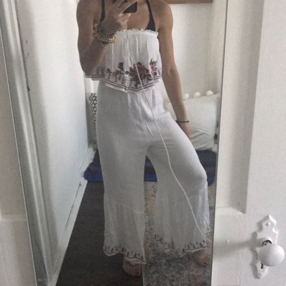 American Eagle white one piece romper